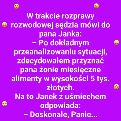 Alimenty dla żony
