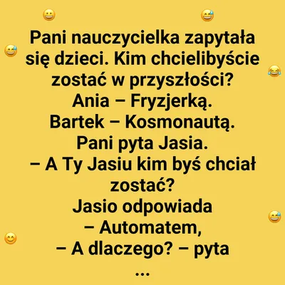 Automat – marzenie Jasia