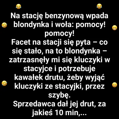 Blondynki kontra zamknięty samochód