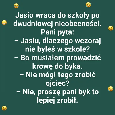 Byk, krowa i Jasio - trio doskonałe