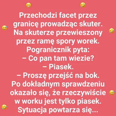 Co na prawdę przemycał facet