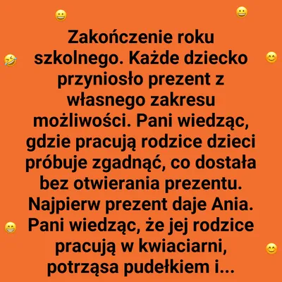 Co przyniósł Jasio?