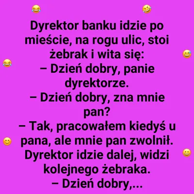 Dyrektor i żebracy