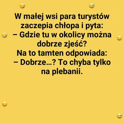 Gdzie dobrze zjeść we wsi?