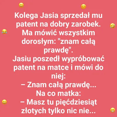 Jak Jasiu chciał zarobić pieniądze