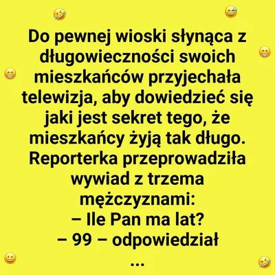 Jaki jest sekret długowieczności?