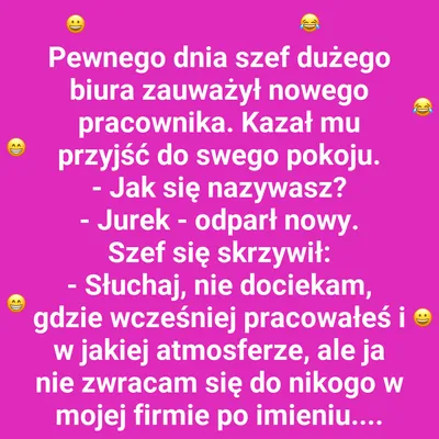 Jurek łamie zasady