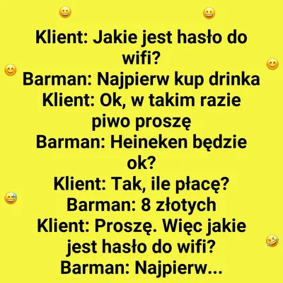 Klient kontra hasło