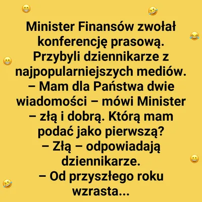 Konferencja Ministra Finansów
