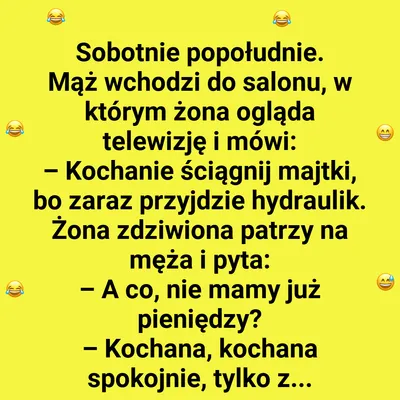 Mąż, żona i nadchodzący hydraulik