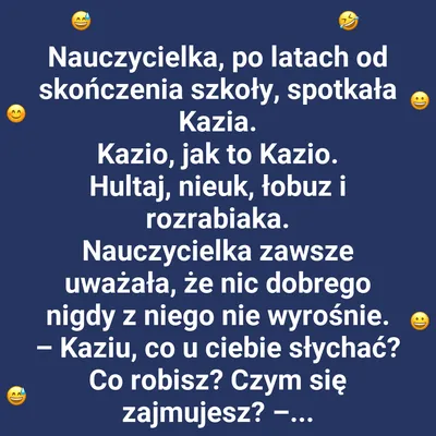 Nauczycielka w szoku – co robi Kaziu?