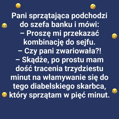 Nietypowa prośba sprzątaczki