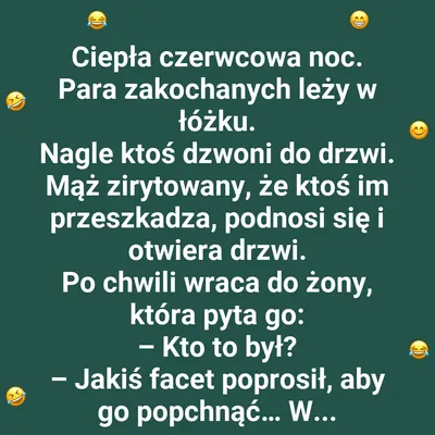 Nocny gość i prośba, która zaskoczyła