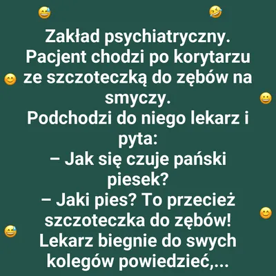 Pacjent wyzdrowiał