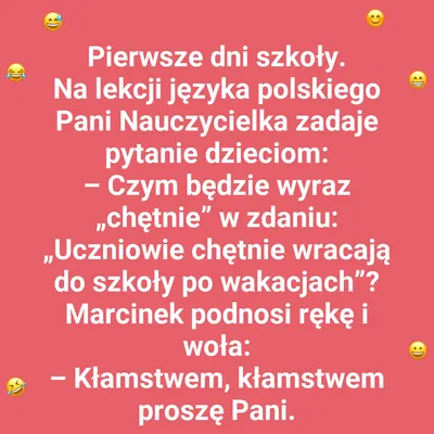 Pierwsze dni nauki