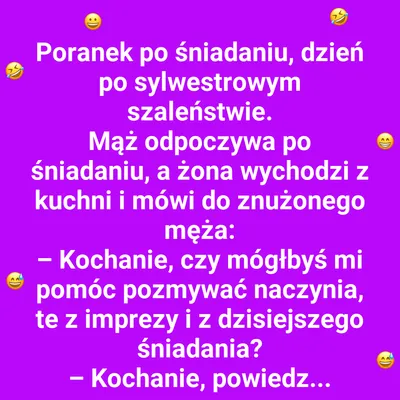 Poranek po Sylwestrze