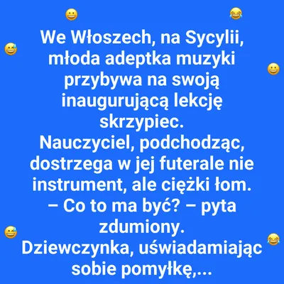 Skrzypce czy łom?