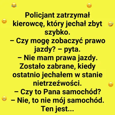 Sprytny manewr i zaskoczony policjant