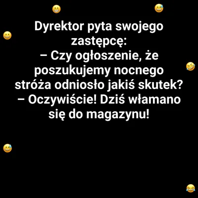 Stróż poszukiwany od zaraz