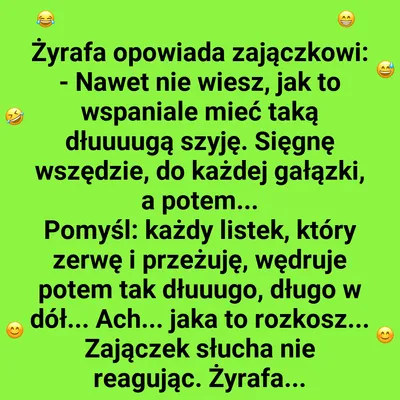 Zajączek kontra żyrafa